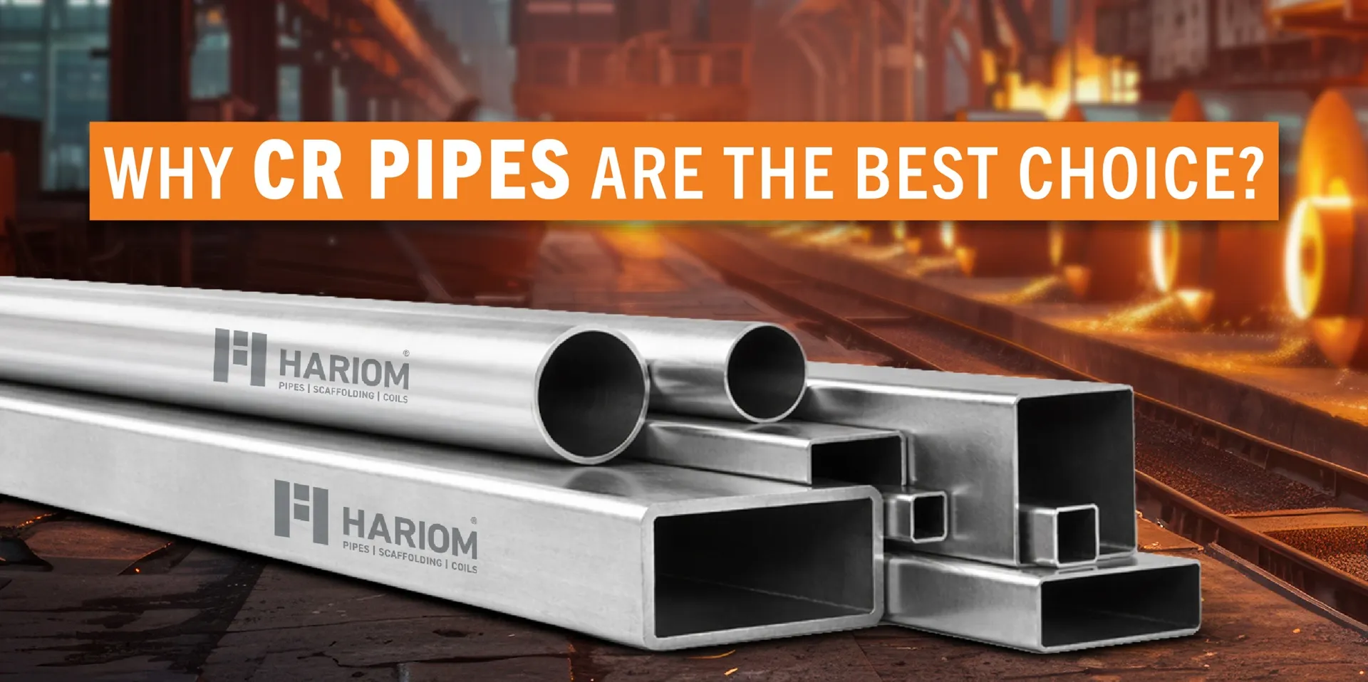 CR pipes used in furniture and shelving systems